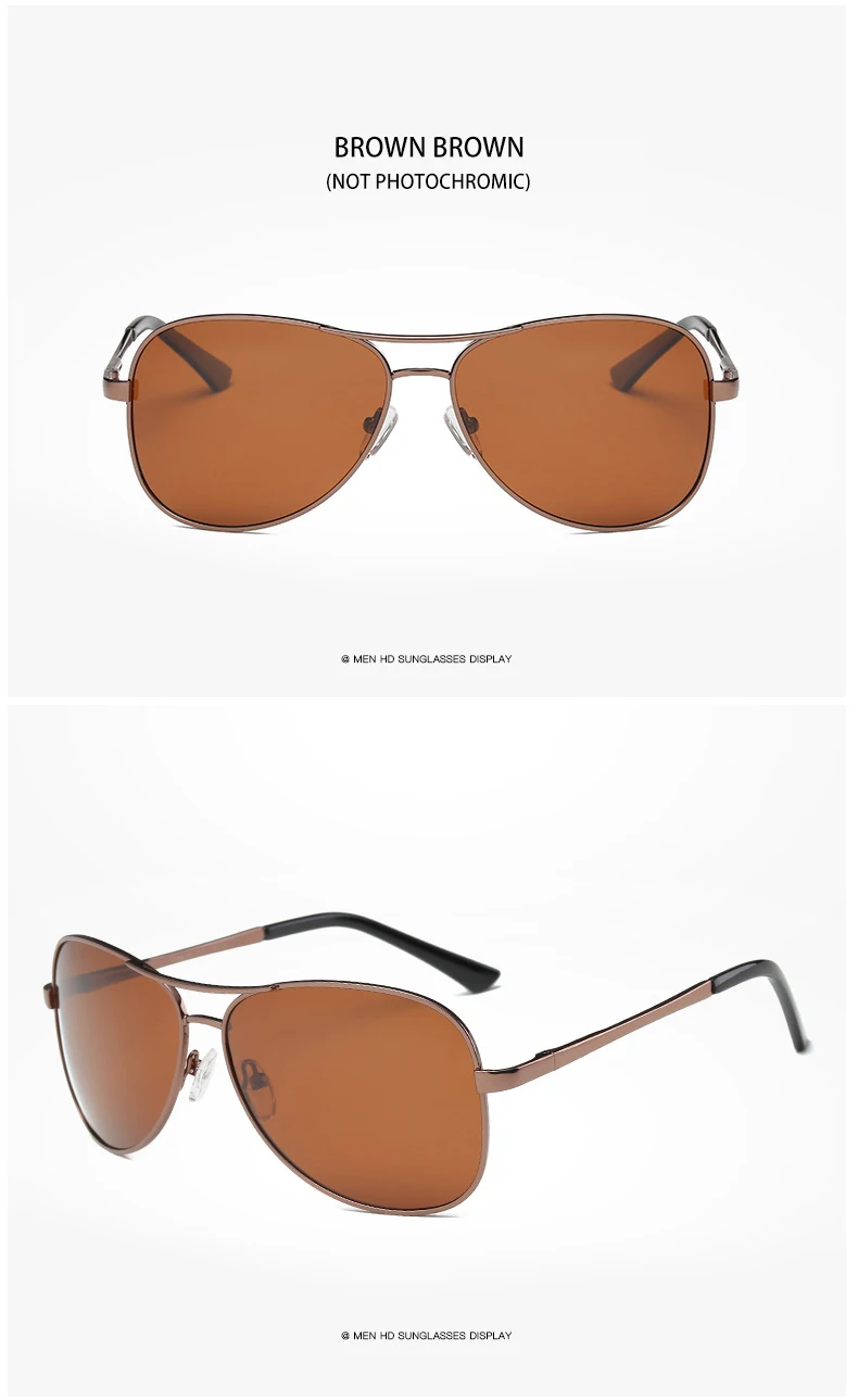 Пилот солнцезащитные очки мужские брендовые дизайнерские солнцезащитные очки женские поляризованные очки для вождения мужские фотохромные авиаторы поляризованные солнцезащитные очки