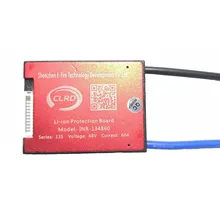 CLRD 3.6V 3.7V 13S 48V E-bike Li ion battery 18650 BMS 15A 18A 25A 35A 45A 60A battery BMS Charging Voltage 54.6V With balance
