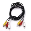 Triple HDTV 3RCA Male to 3 RCA Composite Audio Video AV Cable Cord Adapter 1080P 1.5M ► Photo 2/4