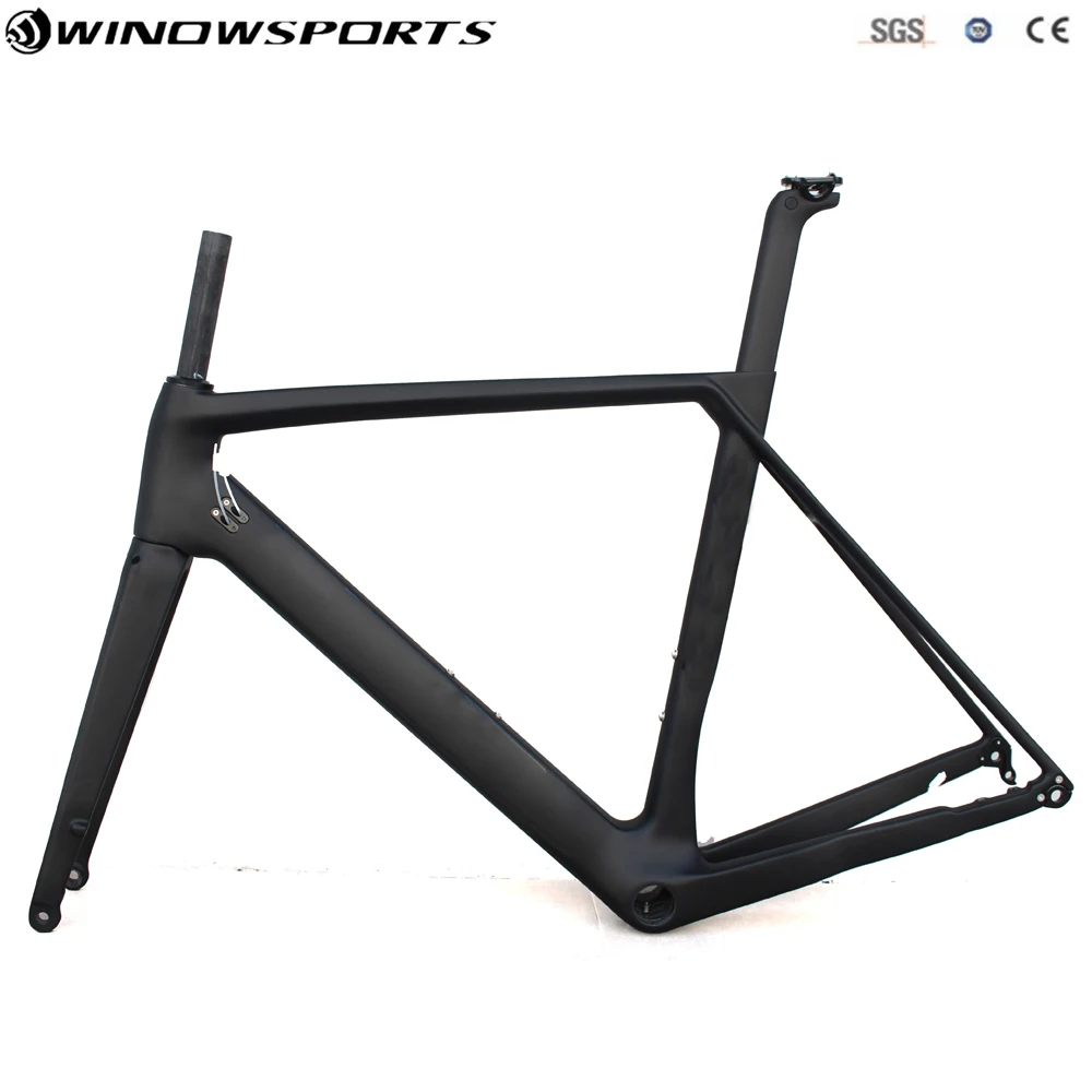 

Aero Carbon Road Frame Disc Brake T800 ud matte/glossy BB86 thru axle 142mmX12mm 700c Bicicleta Carbon bike frame