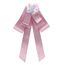 Новая мода расшитая блестками брошь с пайетками и бантом для женщины и девочки