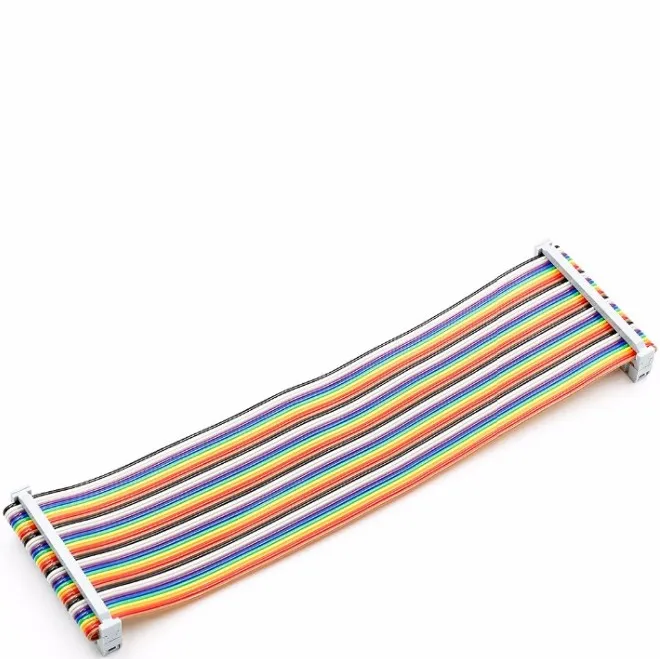 

20cm 40 PIN Way GPIO Rainbow Ribbon Cable for Raspberry Pi Model B / Model B+ Connector