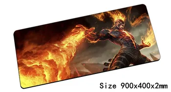

Brand mouse pad 900x400x2mm pad mouse lol notbook computer mousepad Burning Vengeance gaming padmouse gamer keyboard mouse mats