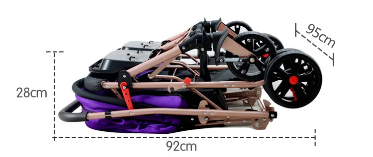 Близнецы Детские коляски могут быть расположены в двух направлениях может лежать складной коврик, безопасные и здоровые Близнецы Детские Тележки