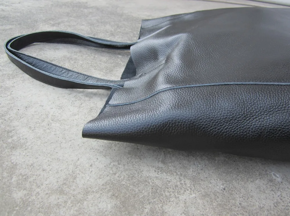 AETOO HRetro handmade original large capacity first layer cowhide shopping bag handbag shoulder bag leather handbags big bag str