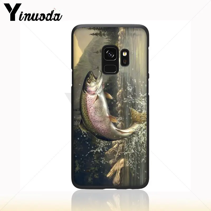fish jump out of water Wood Fishing Tackle Box Fishing