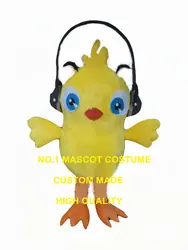 Желтый цыпленок талисмана желтая птица Пользовательские взрослый размер Герой мультфильма Cosply Карнавальный Костюм 3453