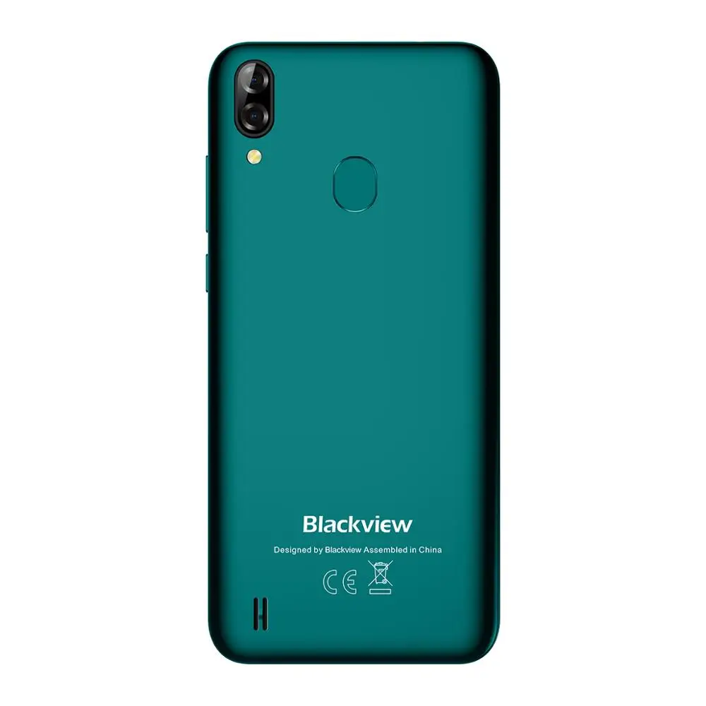 Blackview A60 Pro Телефон Android 9,0 3 ГБ ОЗУ 16 Гб ПЗУ смартфон 6,08" дисплей полный экран MT6761V четырехъядерный 8 Мп мобильный телефон - Цвет: Зеленый