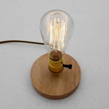 Самодельная настольная лампа в американском стиле для офиса, ретро, Эдисона, лампада, винтажная голова кровати, спальни, настольная лампа, 110-240 В, для детей, для чтения, E27