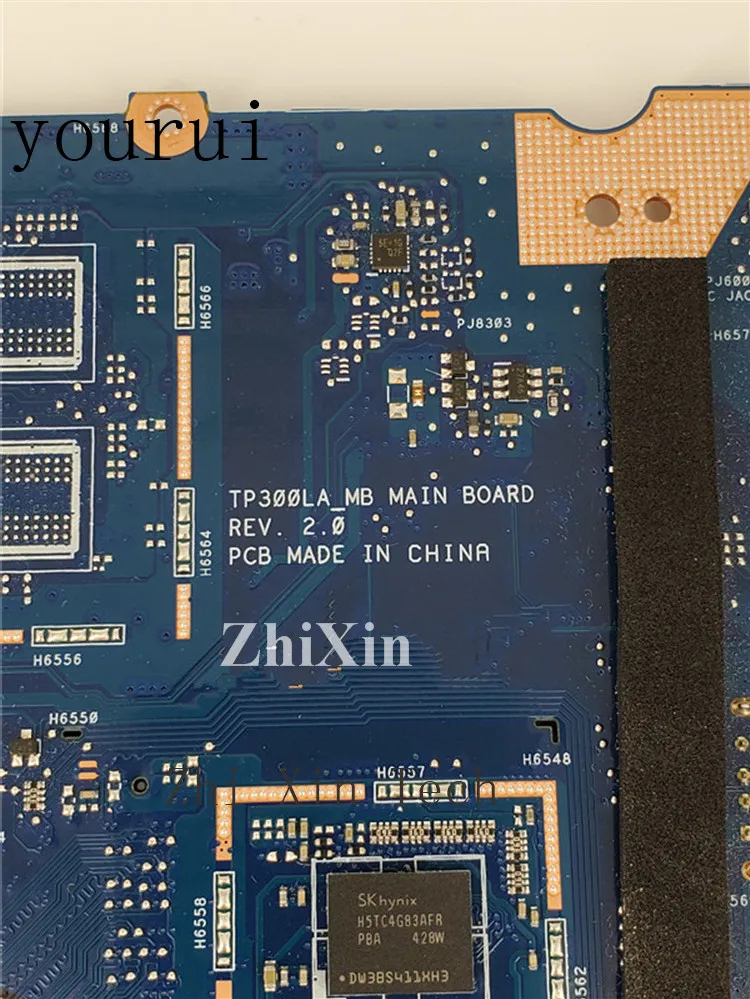 yourui For ASUS TP300LA Laptop Motherboard TP300L REV2.0 Mainboard Processor i3-4030u 4GB RAM Test
