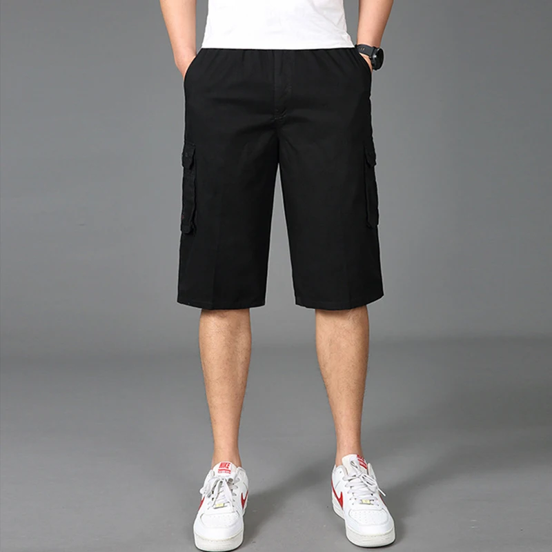 Для мужчин s шорты для женщин карман хлопок по колено Pantalones Hombre камуфляж