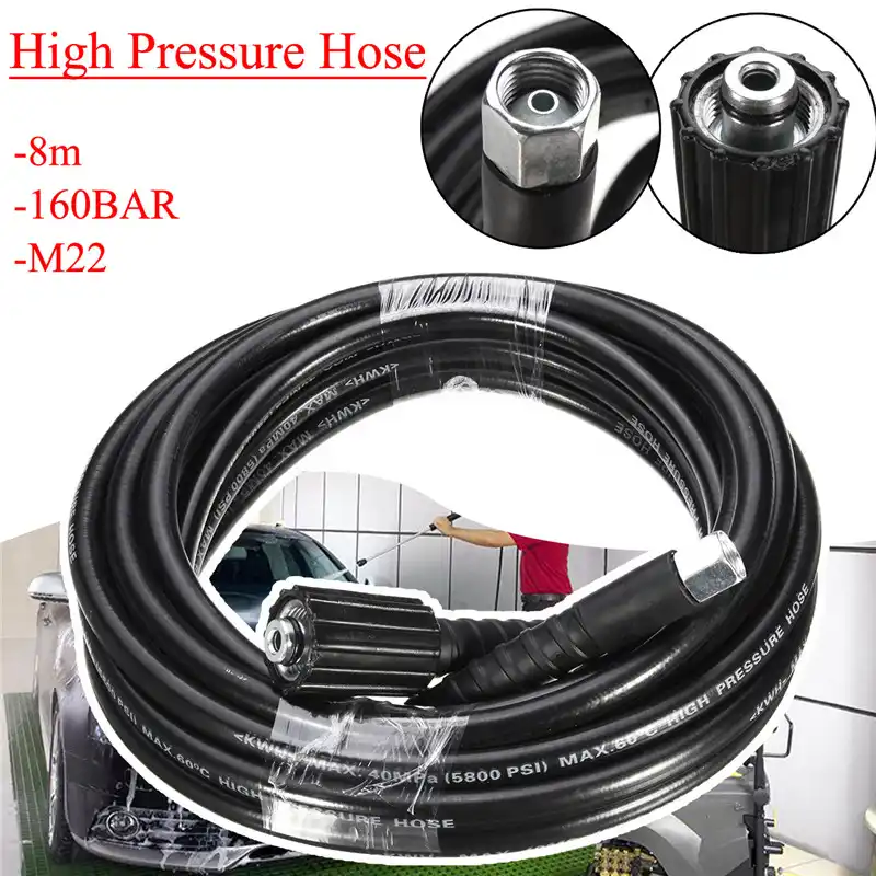 خرطوم غسيل سيارات عالي الضغط تمديد 8 متر 22 160 بار 26 قدم ا منظف صيانة آلة تنظيف Car Washer Aliexpress
