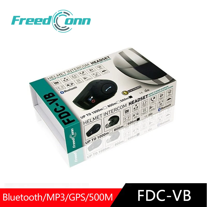 Bluetooth гарнитура FreeConn FDCVB FM радио GPS|Наушники для шлемов| |