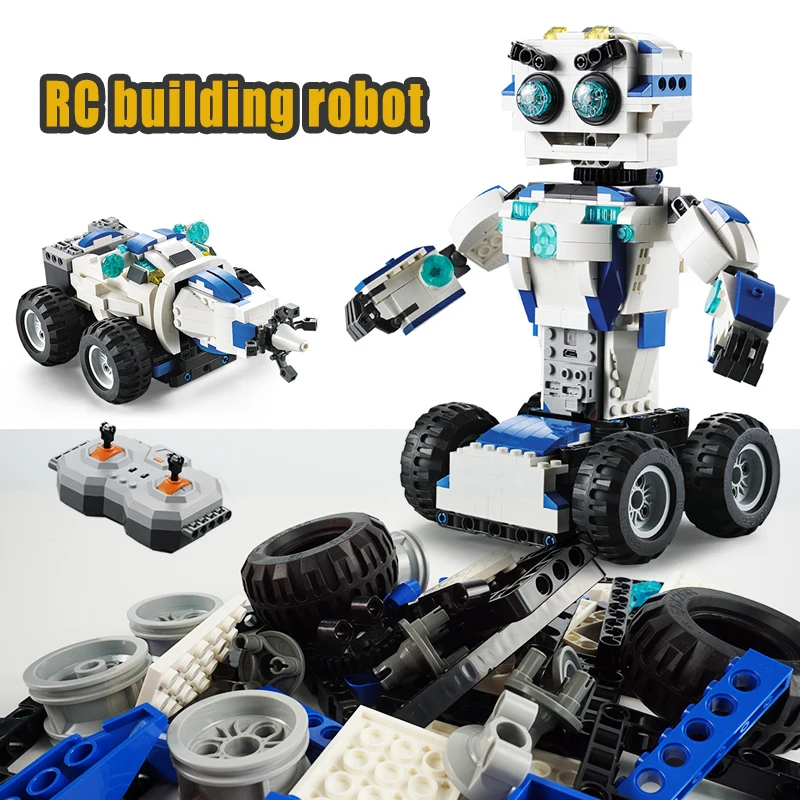 

Remote Walkable Robot Building Blocks Creative Robot Blocks Children'S Toys Educational Toys Bricks Remote Control Toy