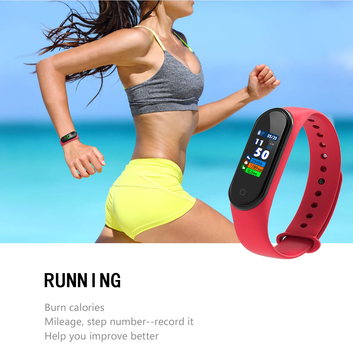 Умный Браслет M4 Smartband умный Браслет кровяное давление сенсор пульса Здоровье Фитнес Спорт умный браслет для мужчин PK M3 miband 3 4