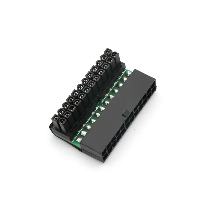 

Motherboard 24Pin Male to Female 90 Degree Revolution Power Adapter.