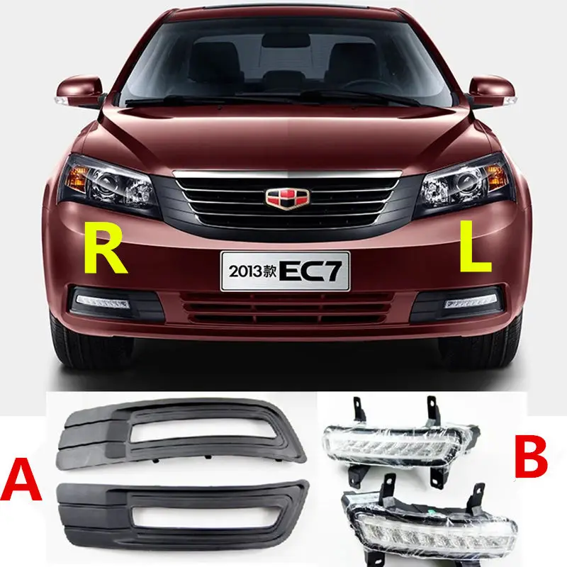 

Car Front LED daytime running light,Car modification,original car parts for 13 year Emgrand 7 EC7 EC715 EC718