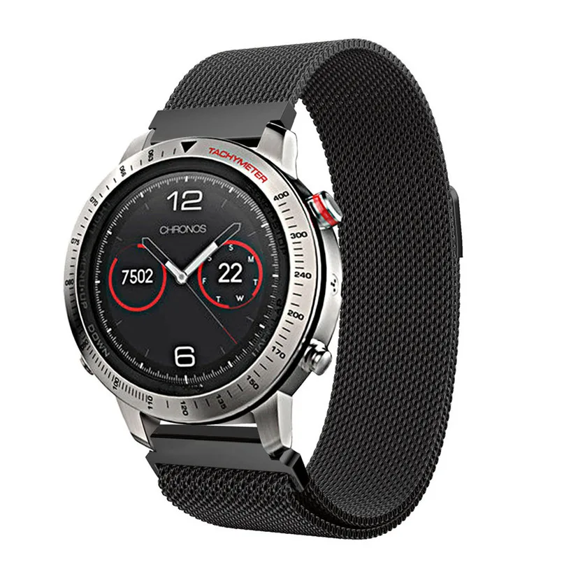 

2017 Fashion Low Price NEW Watch Band Milanese Magnetic Loop Stainless Steel Band For Garmin Fenix Chronos Drop Shipping #0329