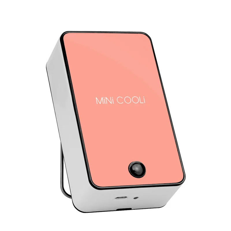 

New version USB mini fan portable air cooler handheld fan electric conditioner air-condition 115*66*35mm keep working 3 hours