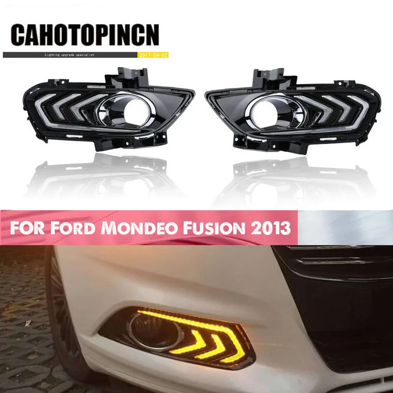 

1set for Ford Mondeo Fusion 2013 - 2016 LED DRL Daytime Running Light Daylight Waterproof Signal Styling light