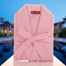 Хлопковый Халат для мужчин и женщин, кимоно, вафельный Халат, женская одежда для сна, мужской халат, Badjas, свадебные халаты для подружек невесты, летние