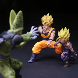 DS Dragon Ball Z Супер Gokou Гохан ячейки с рисунком аниме игрушки Фигурки Модель Кен Ху магазине