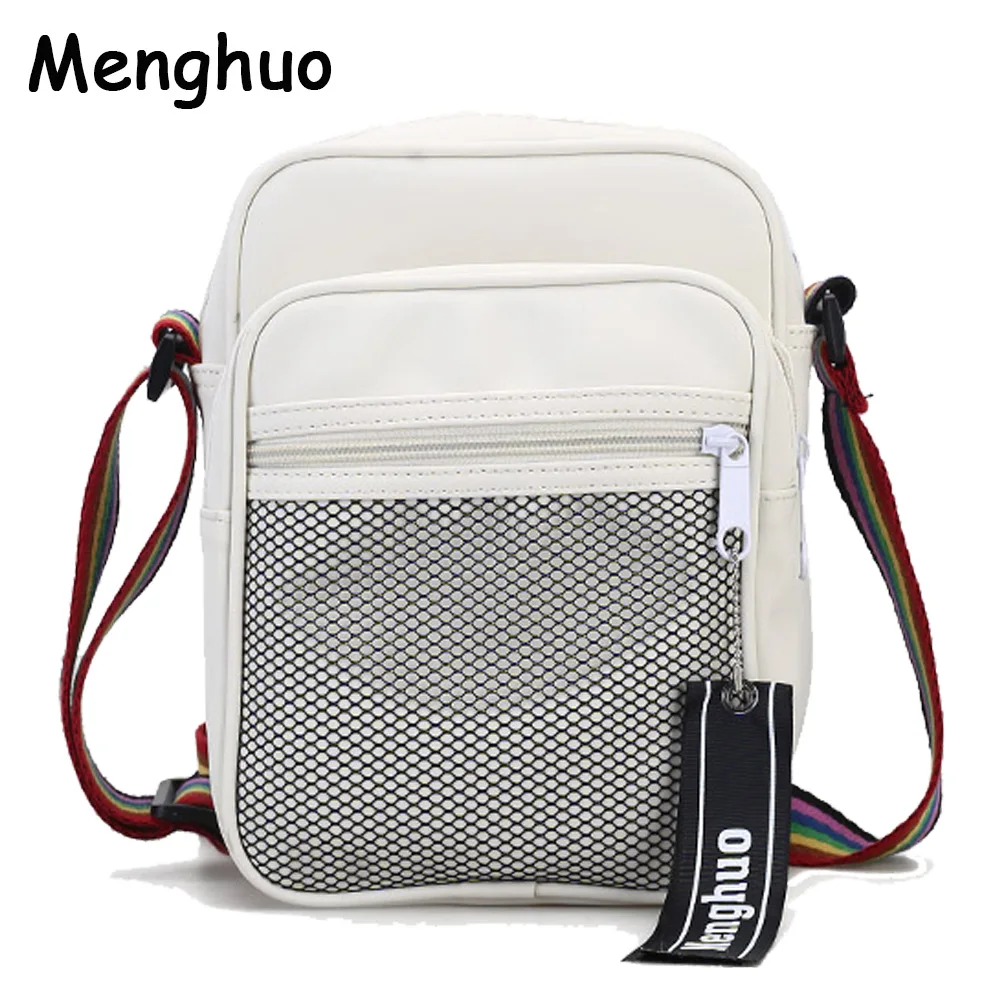 Menghuo Men Women Crossbody Bag Unisex Cheap Nylon Messenger Bag Travel