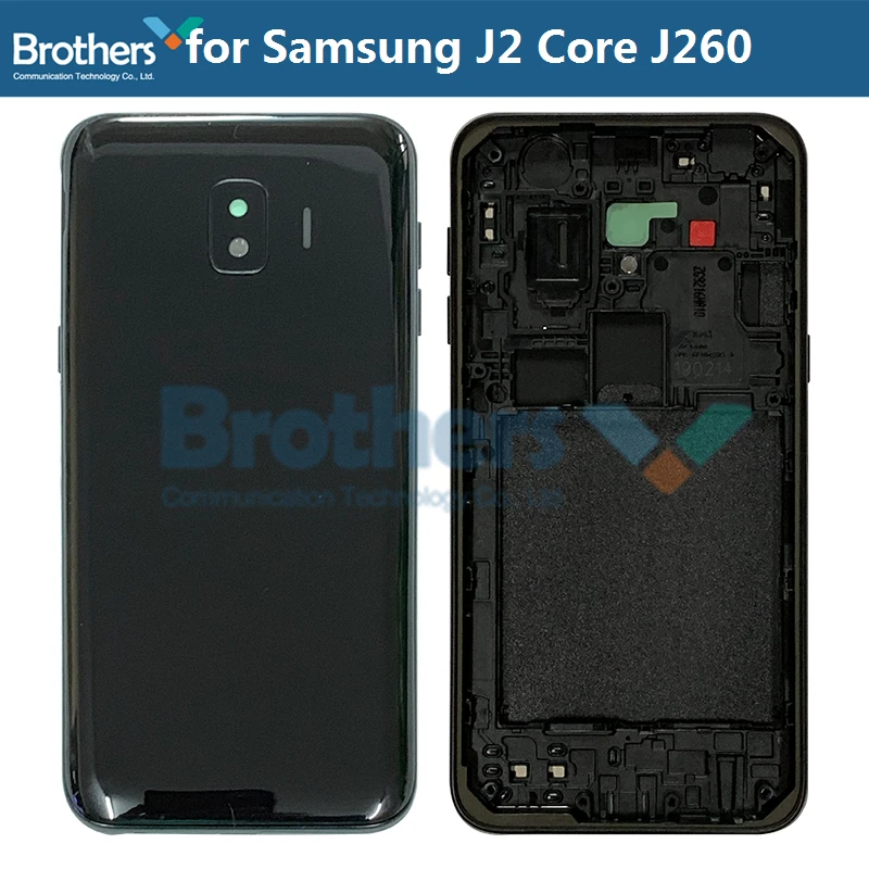 Полный корпус для Samsung Galaxy J2 Core J260 средняя рамка с кнопками объектива камеры J260F