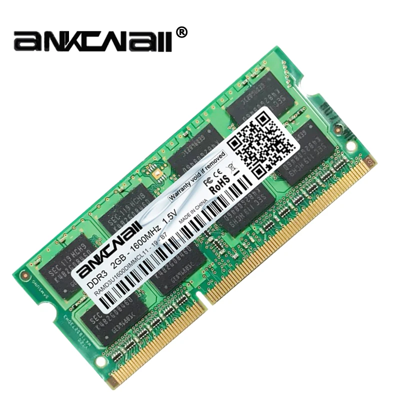 DDR3 ram 2 Гб(2 шт x 2 Гб) 1333 МГц 1600 МГц PC3-10600/12800 для Intel ноутбука Память DIMM 1,5 V 204Pin