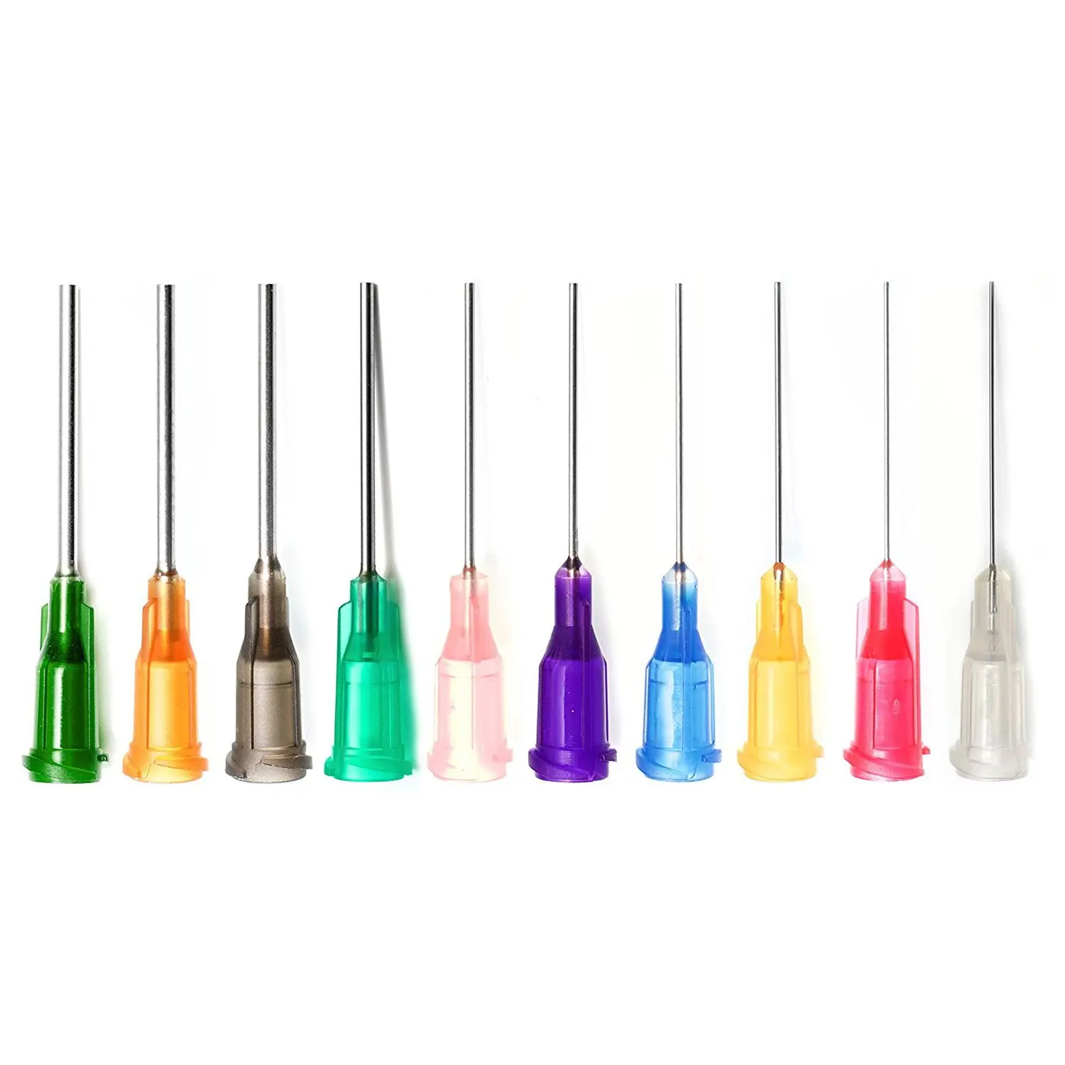 Иглы для дозирования шприца с замком Luer 14 г 15 16 18 20 21 22 23 25 27G тупым наконечником x 1