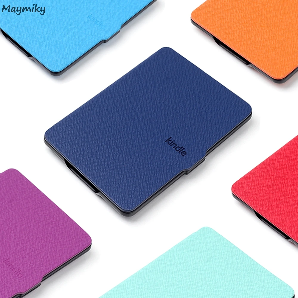 

New Cover Tablet Case for Amazon Kindle Paperwhite 4 2018 Ultra Slim Smart Leather Magnetic For Paper white 4 Cover +Film +Pen