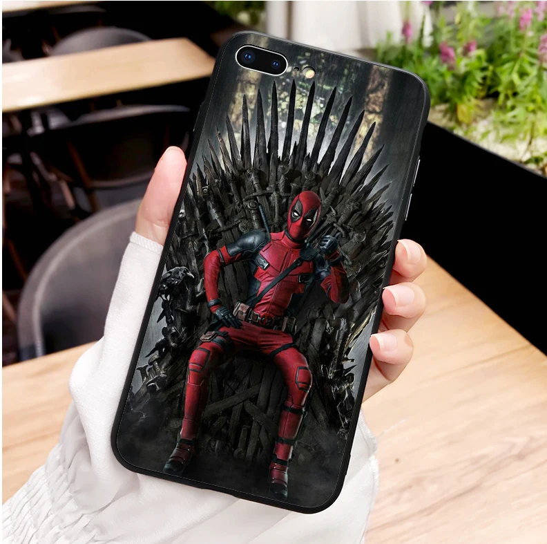 Marvel DC comics Железный человек паук Бэтмен мягкий ТПУ чехол для телефона для iPhone MAX XR XS X10 5 5S 5SE 6 6splus 7 7plus 8 8plus