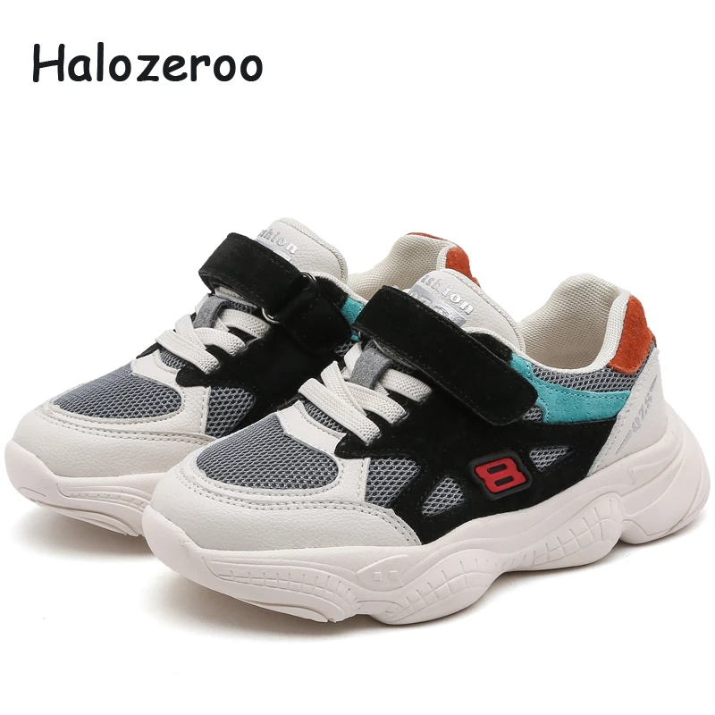 

Spring Kids Genuine Leather Shoes Baby Girls Mesh Shoes Children Sport Sneakers Boys Fashion Brand Casual Shoes Trainer 2019 New