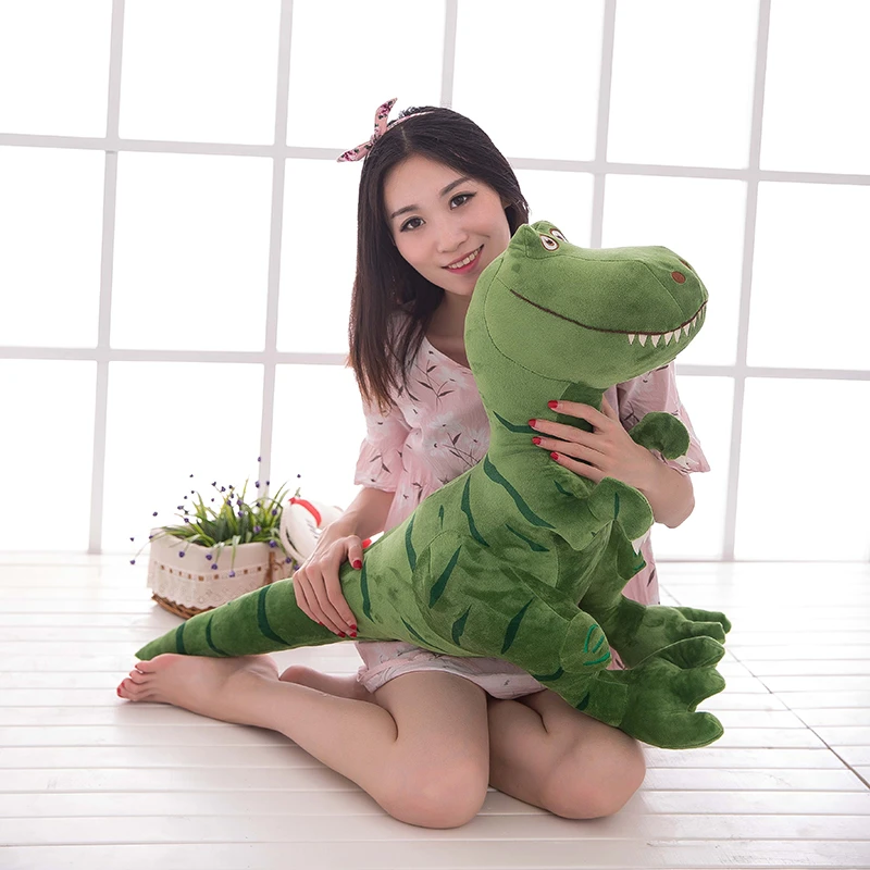 大80センチ漫画グリーン恐竜ぬいぐるみ恐竜ソフトスロー枕誕生日ギフトb0709 Birthday Gift Dinosaur Plush Toydinosaur Plush Aliexpress