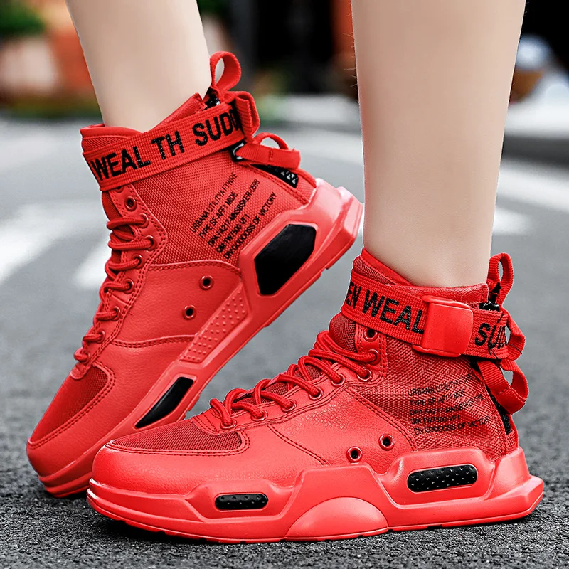 Men Super Cool Running Star Sneakers Spring High Top Trend Man Shoes Women Brand Comfortable Breathable Waterproof Walking Shoes