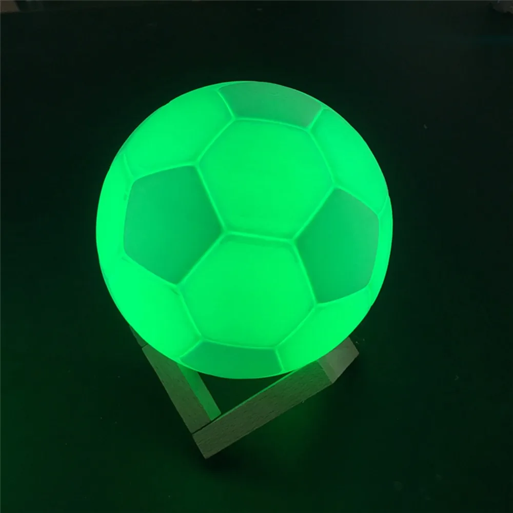 

Dikale 3D Print Football Light FIFA World Cup Color Changing Nightlight Desk Table Lamp FIFA World Cup Home Decor Perfect Gift