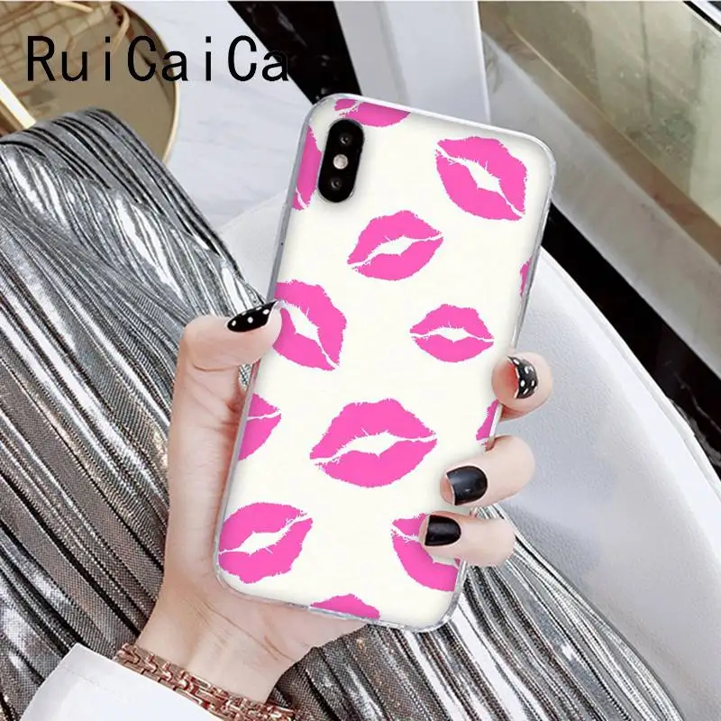 Girly Pink lips fashion newly pattern