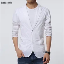 New 2017 Summer Sunproof Jacket Thin White Blazer Man Plus Size 6XL Slim Fit Casual Blazer Terno Masculino Men's Brand Clothing