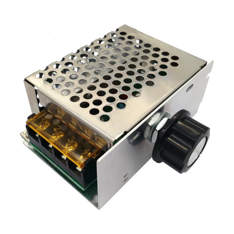 

220V 4000W AC SCR Voltage Adjuster Dimmer Electric Motor Speed Controller Electronic Voltage Dimmer Thermostat Regulator Thyris