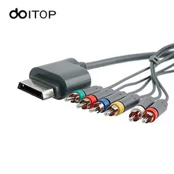 DOITOP аудио-видео кабель 1,8 м Шнур Новый компонент HD ТВ видео и RCA стерео аудио-видео кабель для Micosoft для xbox 360 A3