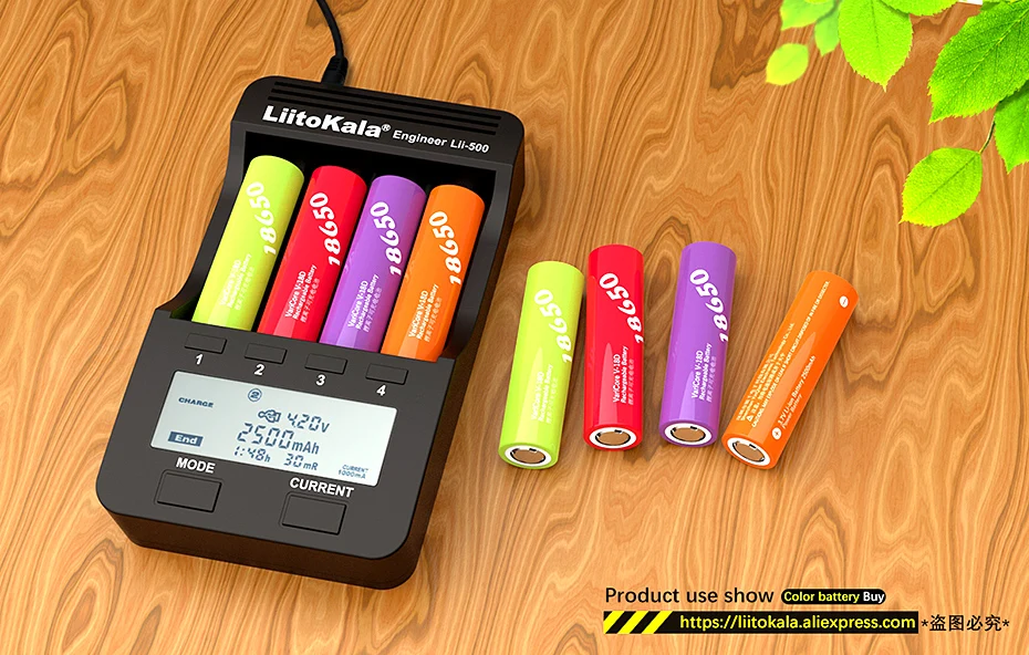 Liitokala Lii-500 Lii-500S ЖК-дисплей 18650 зарядное устройство 3,7 в 18350 18500 21700 25500 26650 AA AAA NiMH литиевая батарея зарядное устройство