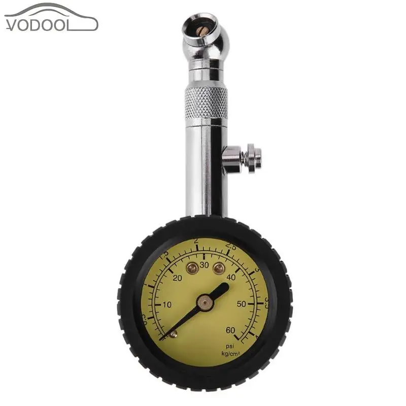 VODOOL 0 60psi Accurate Car Auto Wheel Tire Air Pressure Gauge