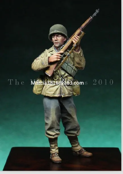 1/35 весы WW2 американские солдаты оповещение Миниатюрные модели из смолы Набор