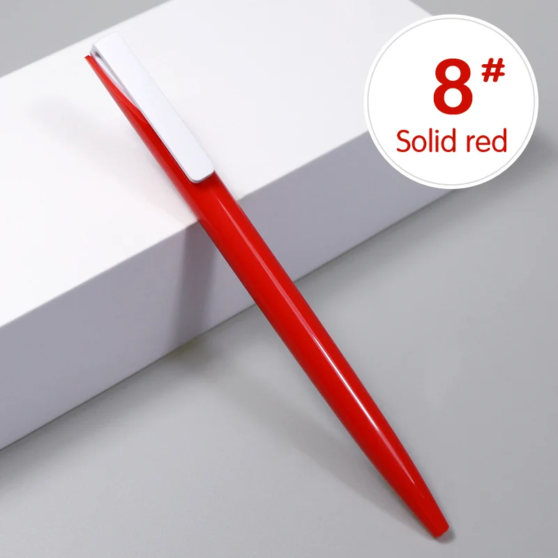 500 шт/партия новые рекламные подарки Шариковая ручка для печати логотипа 1,0 мм - Цвет: 8