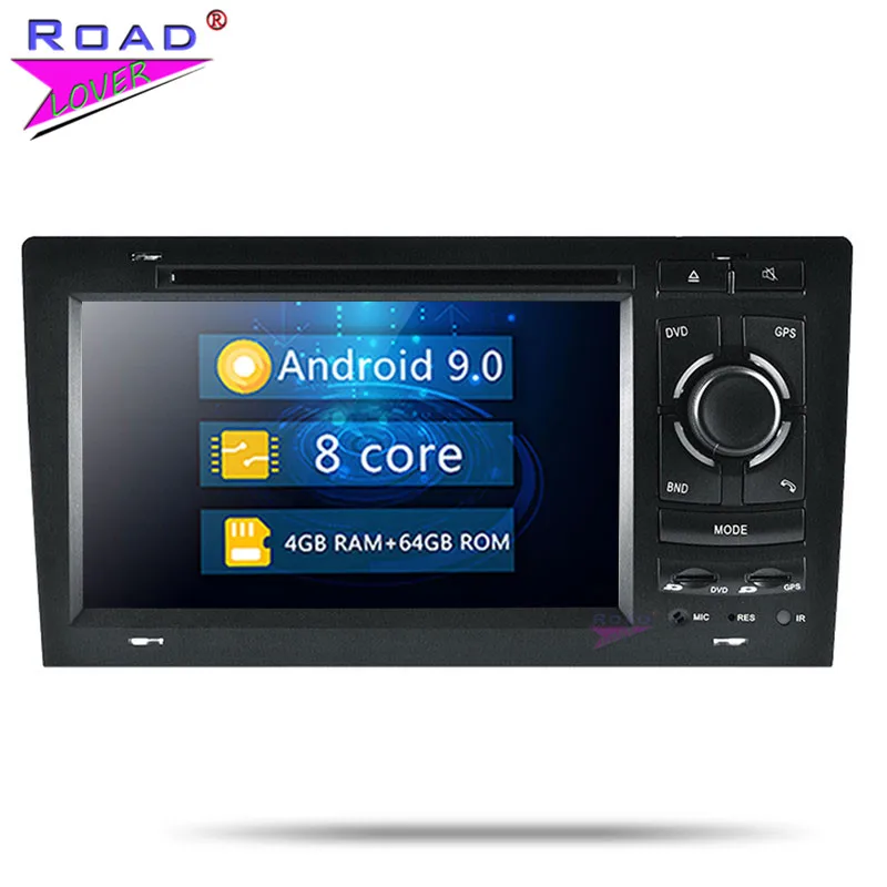 Roadlover Android 9,0 автомобильный мультимедийный DVD видео для Audi A8 S8 1994 1995 1996 1997-2003 стерео Автомагнитола два Din плеер радио