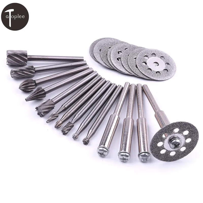 

NEW 10PCS 1/8" 3mm Handle Mini Shank HSS Router Bits Files Fits Dremel Rotary Tool Set HSS Rotary Files Tool