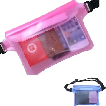 

1 pcs Waterproof Swimming Drift Adjustable Belt Mobile Phone Pouch Waist Bag Pouch Beach Storage Bag Sport Bags
