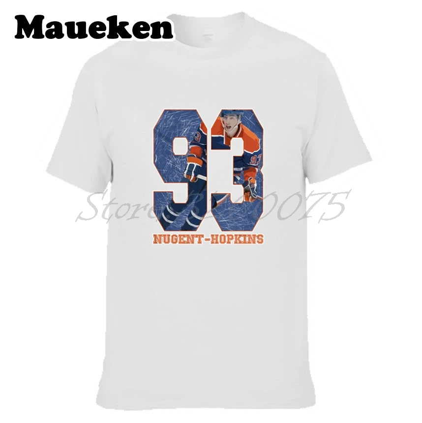 Ryan Nugent Hopkins 93 Edmonton Men T shirt Clothes Short
