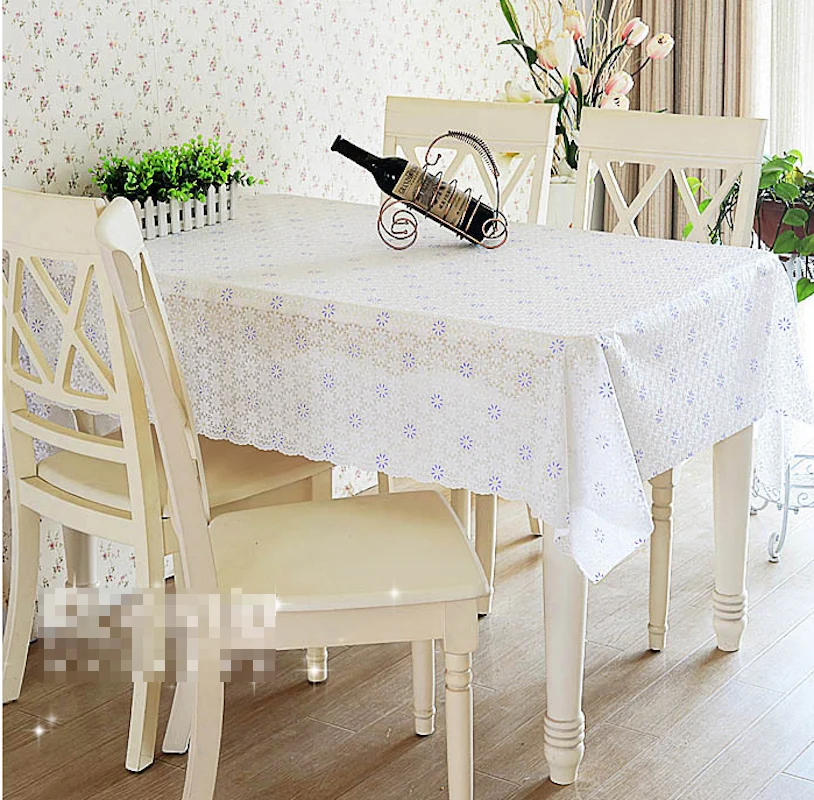 Quality PVC Tablecloth Dining Table Plastic Cover Coffee End Table