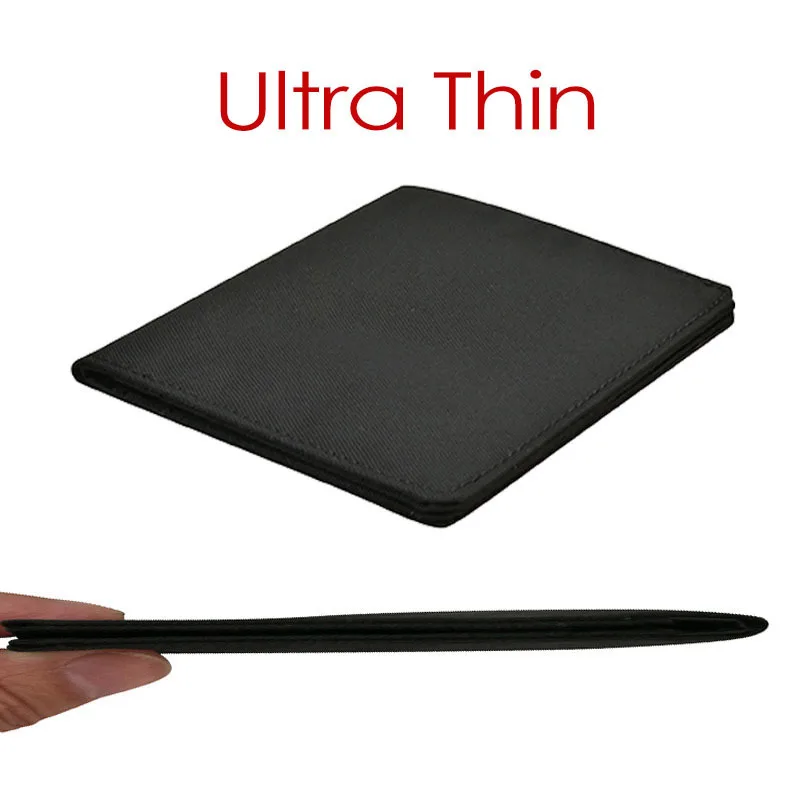 2018 Minimalist Slim for Men Women Slimline Wallets Ultra Thin Mini Small Male Female Coin Purse Compact Money Boy Nylon Short